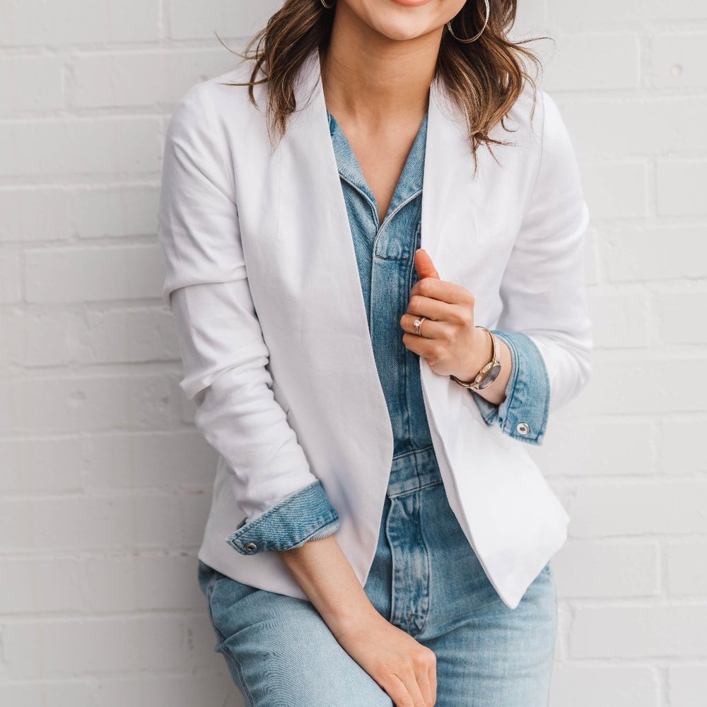 White Blazer Banana Republic